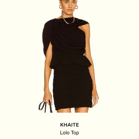 KHAITE Tops - KHAITE LOLO BLOUSE NEW